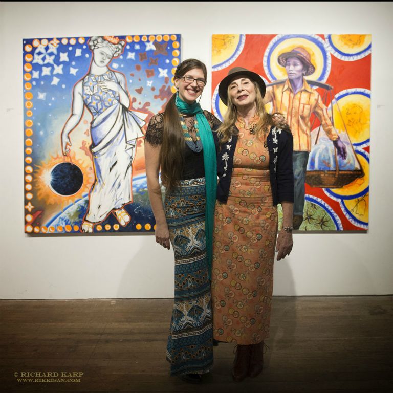 Elody Gyekis and Joanne Landis 2018 at Pajama Factory