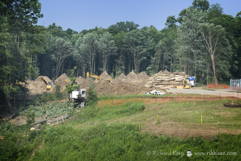 Compression station preparation between Montoursville and Farragut