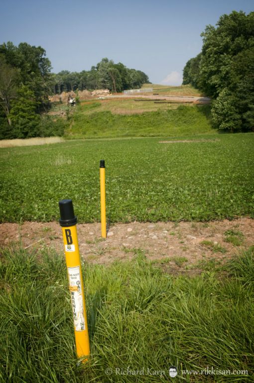 Compression station site from Rt. 87