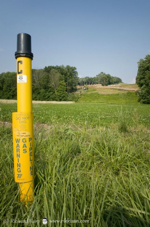 Compression station site from Rt. 87