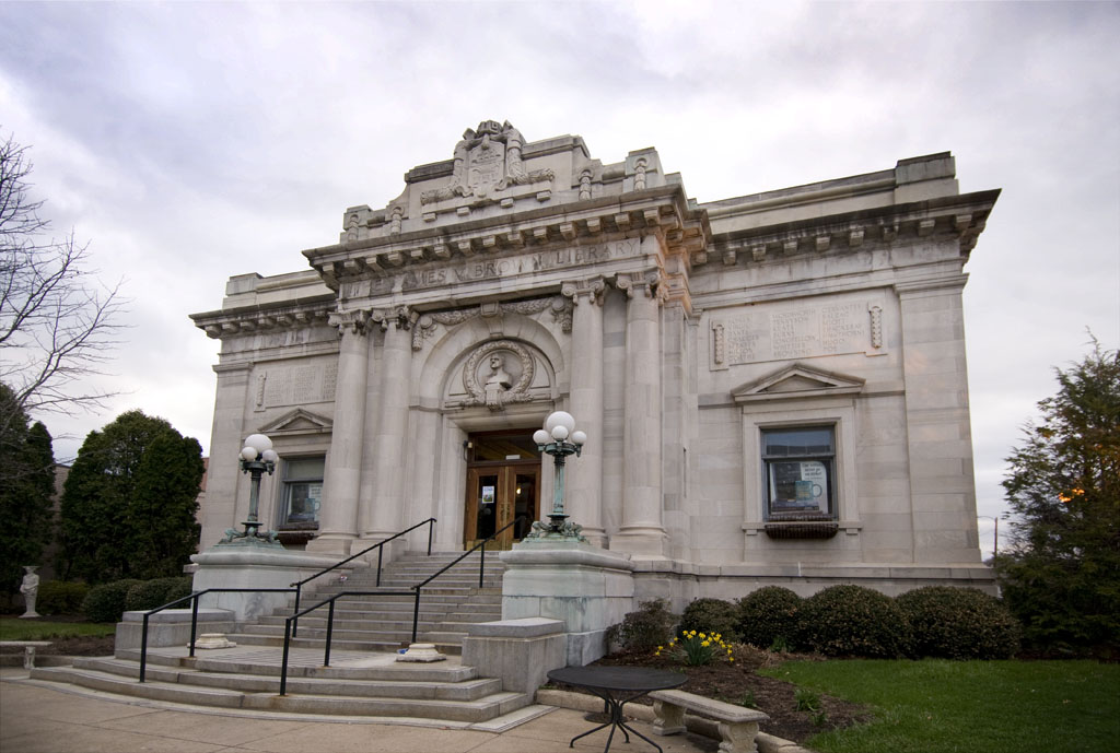 James V Brown Library, 19 East Fourth Street.     (c) Richard Karp