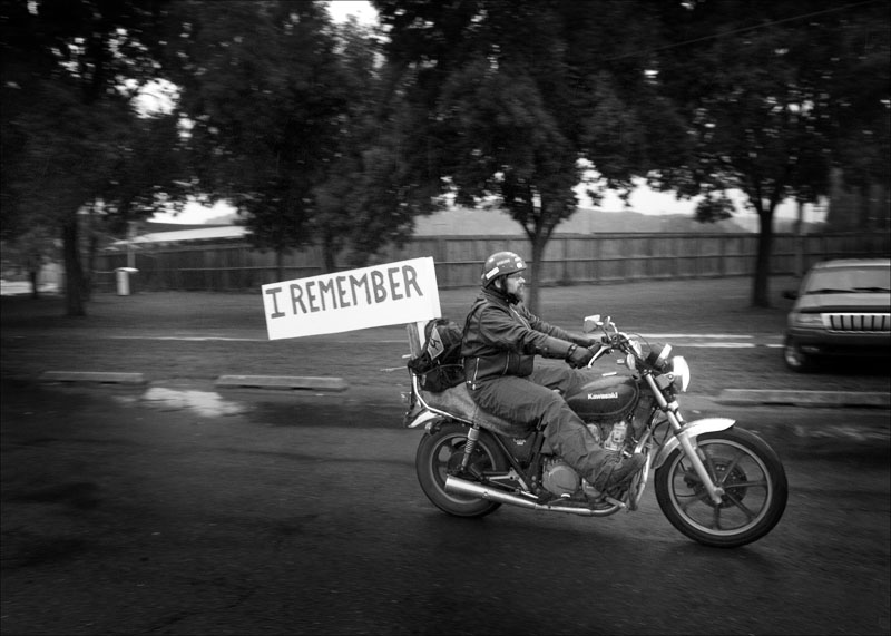 I Remember, 9/11 Memorial Ride, Brandon Park  2009        @ Richard Karp