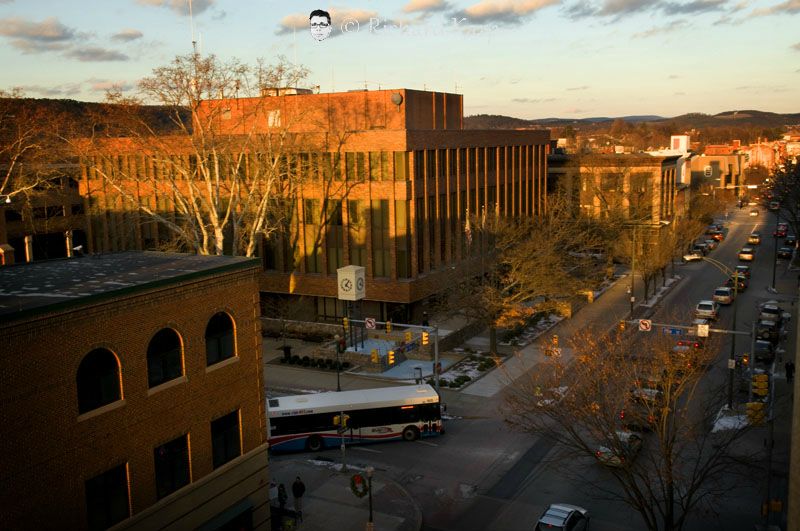 Lycoming County Courthouse, looking east 2010      © Richard Karp