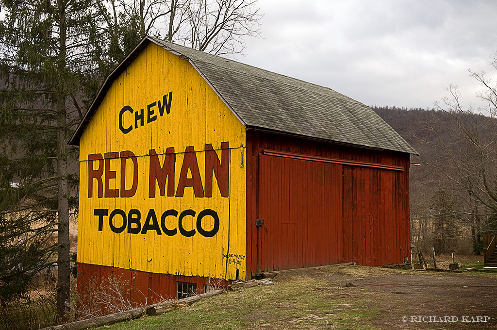 Chew Red Man, Canton PA.  © 2009 Richard Karp