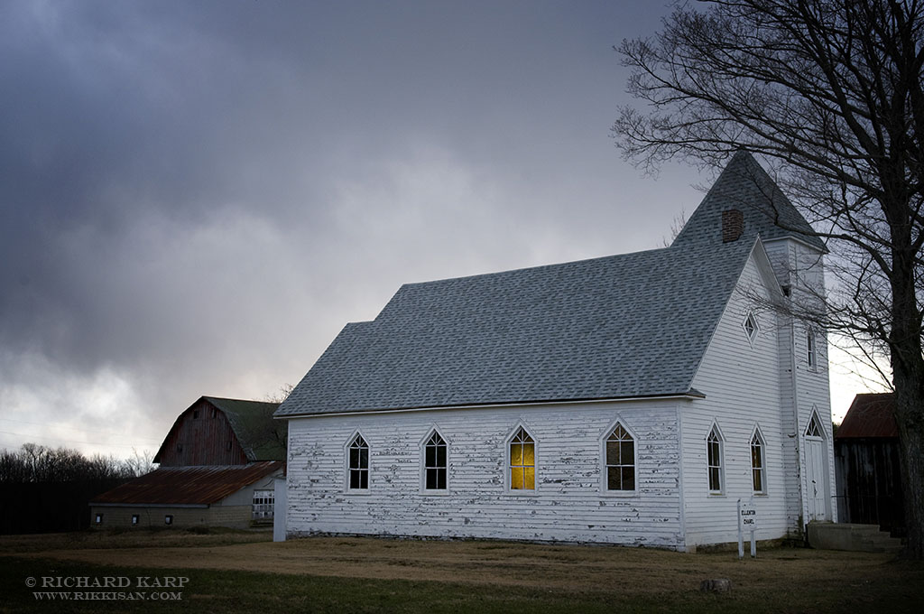 Chapel in Shunk PA 2011   © Richard Karp
