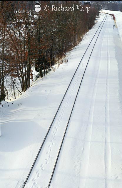 Tracks - below Market Street Bridge, 2009     © Richard Karp