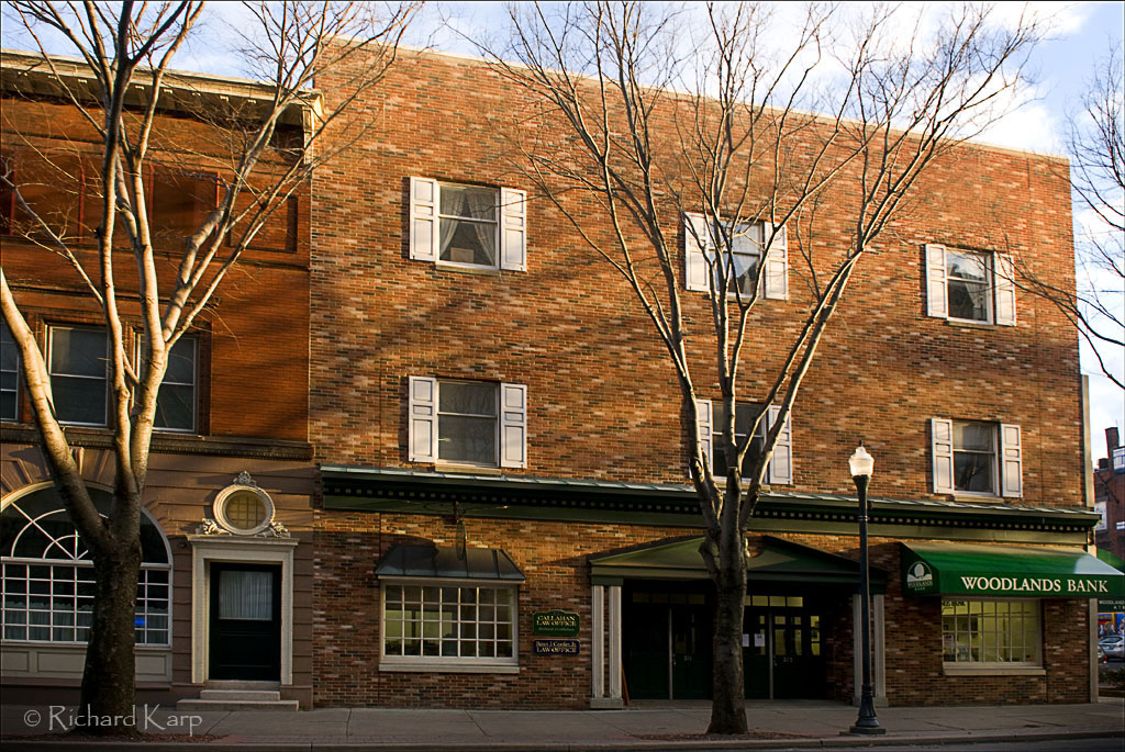 Woodlands Bank W. Fourth Street Mural Canyon 2009  © Richard Karp