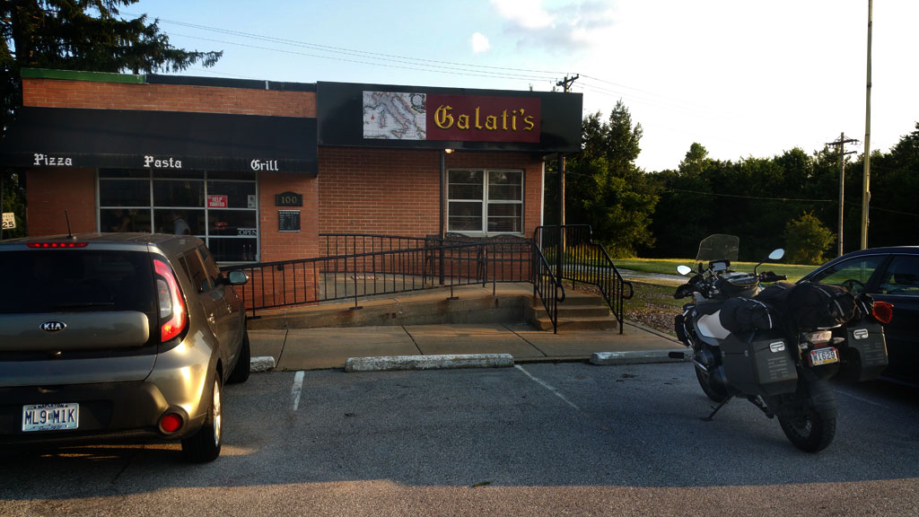 Galati's Pizza Pasta Grill,  Foristell, Missouri.      (c) Richard Karp