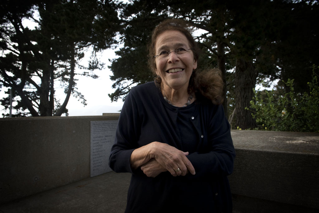 Israeli Stanford alumni at Holocaust Memorial, San Francisco.  (c) Richard Karp