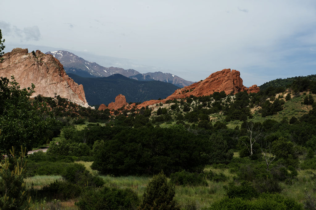 Garden of the Gods, near Colorado Springs.   (c) Richard Karp