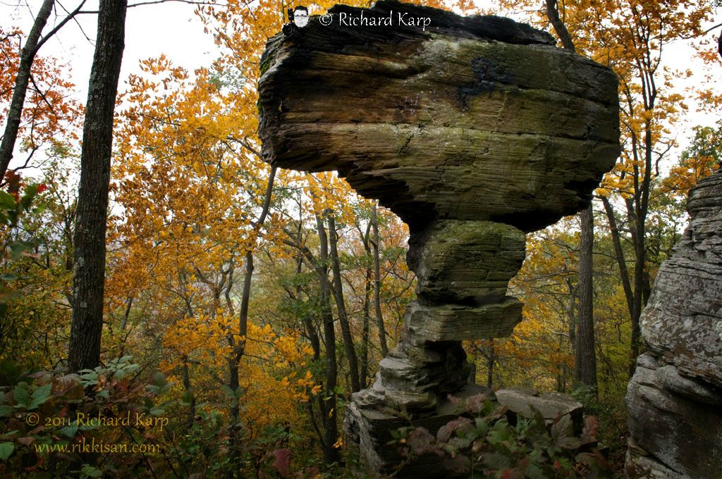 Ticklish Rock in Fall