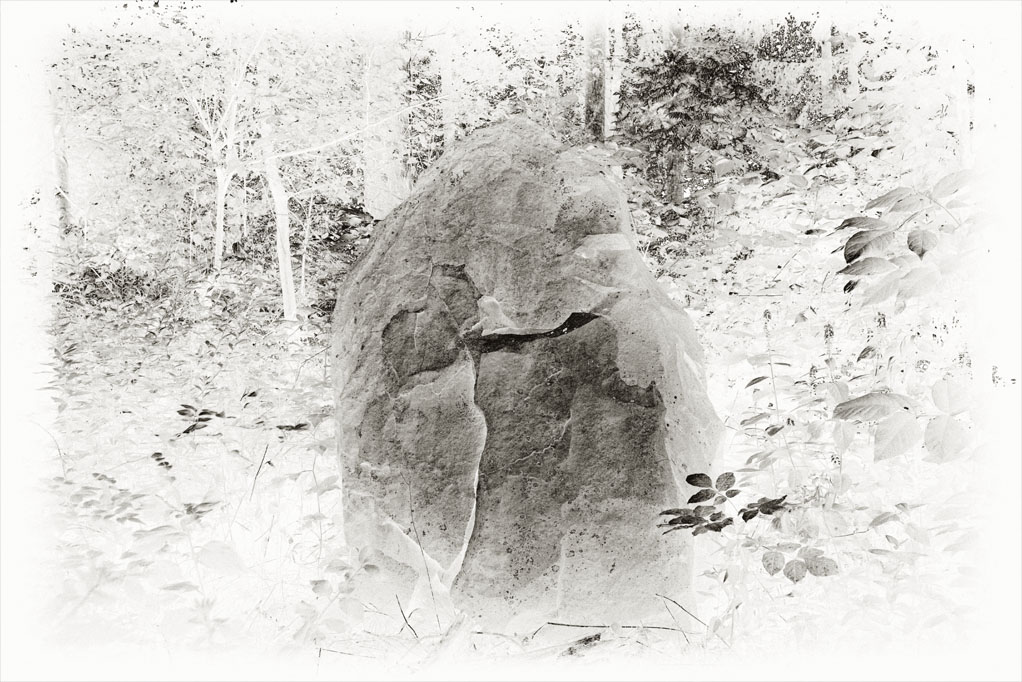 Memorial above Lake Wesauking