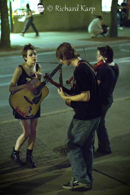 Playing on the street