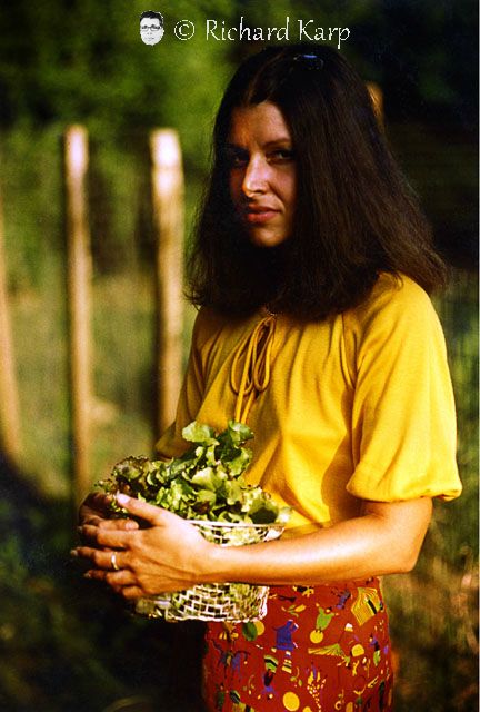 Jan in the garden, Park Forest