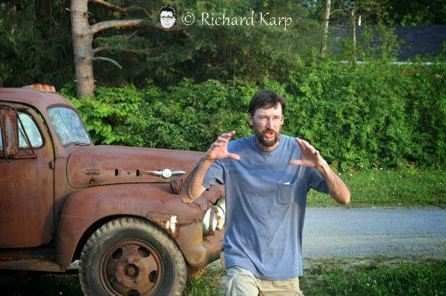 David and the rusted truck