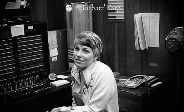 Switchboard operator, Lycoming Hotel c. 1974