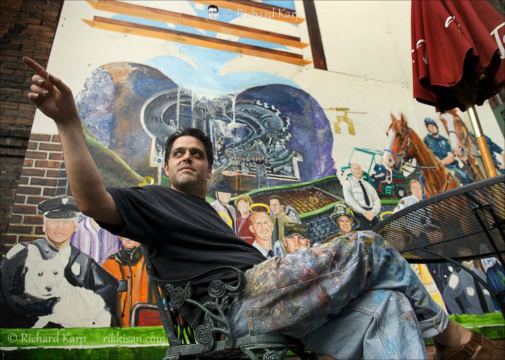 Michael Pilato in Mural Canyon. 2006