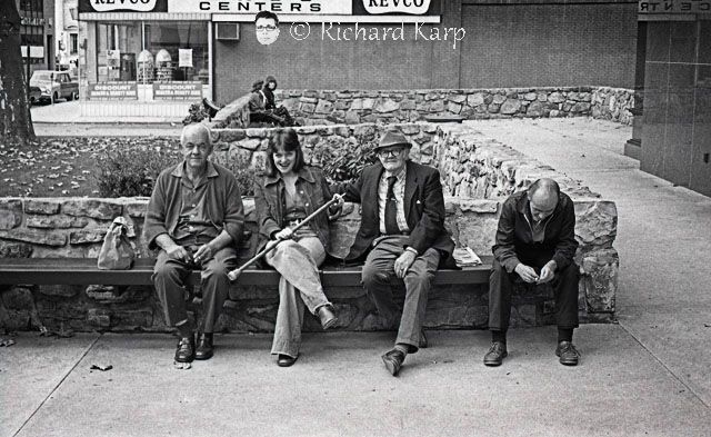 At the new courthouse, c. 1974